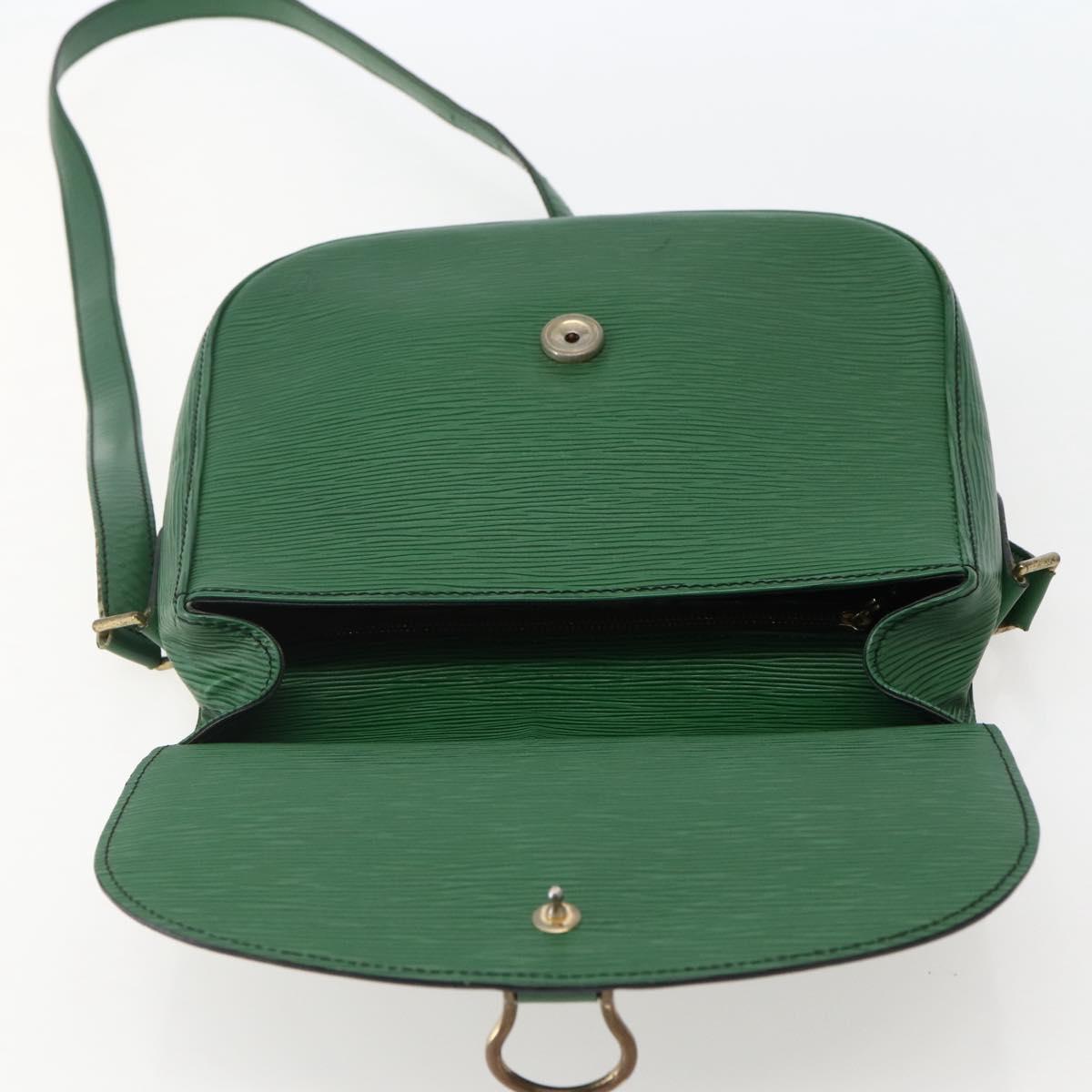 LOUIS VUITTON Epi Saint Cloud GM Shoulder Bag Green M52194 LV Auth 143105