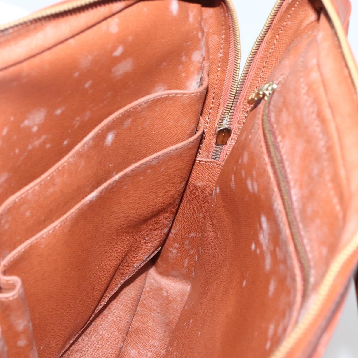 LOUIS VUITTON Epi Porte Documents Voyage Business Bag Brown M54478 Auth 143107