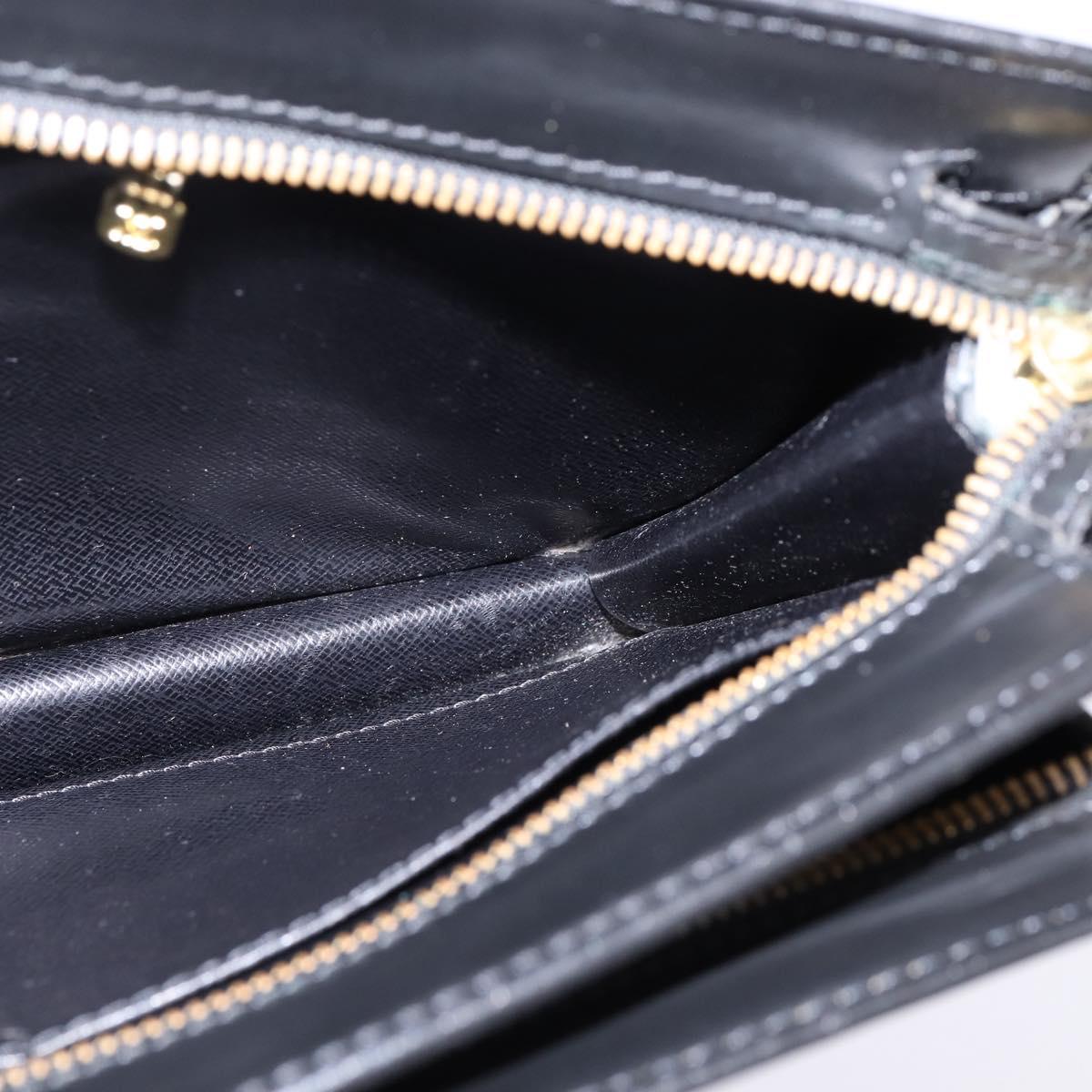 LOUIS VUITTON Epi Angian Shoulder Bag 2way Black M52112 LV Auth 143108