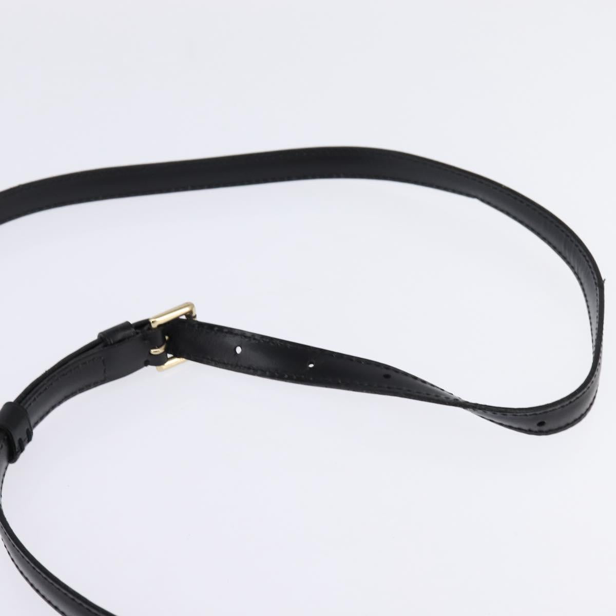 LOUIS VUITTON Epi Angian Shoulder Bag 2way Black M52112 LV Auth 143108