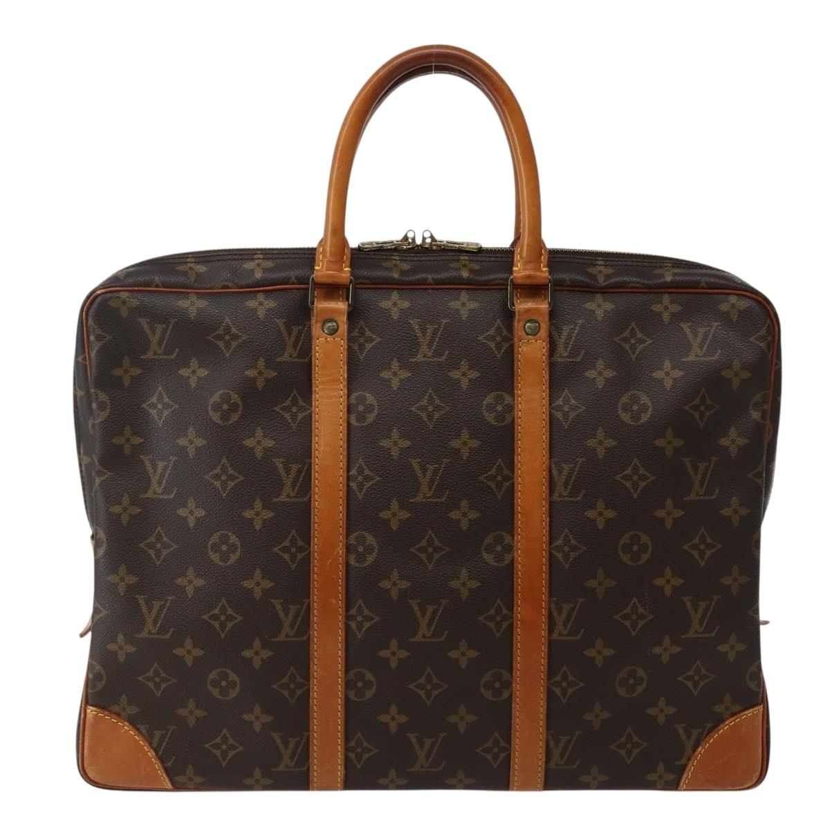 LOUIS VUITTON Monogram Porte Documents Voyage Business Bag M52005 LV Auth 143114