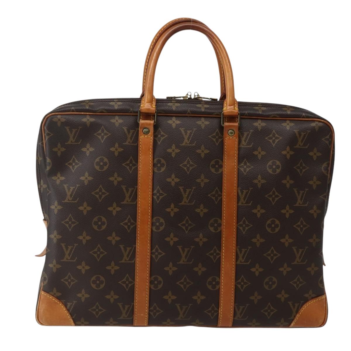 LOUIS VUITTON Monogram Porte Documents Voyage Business Bag M52005 LV Auth 143114