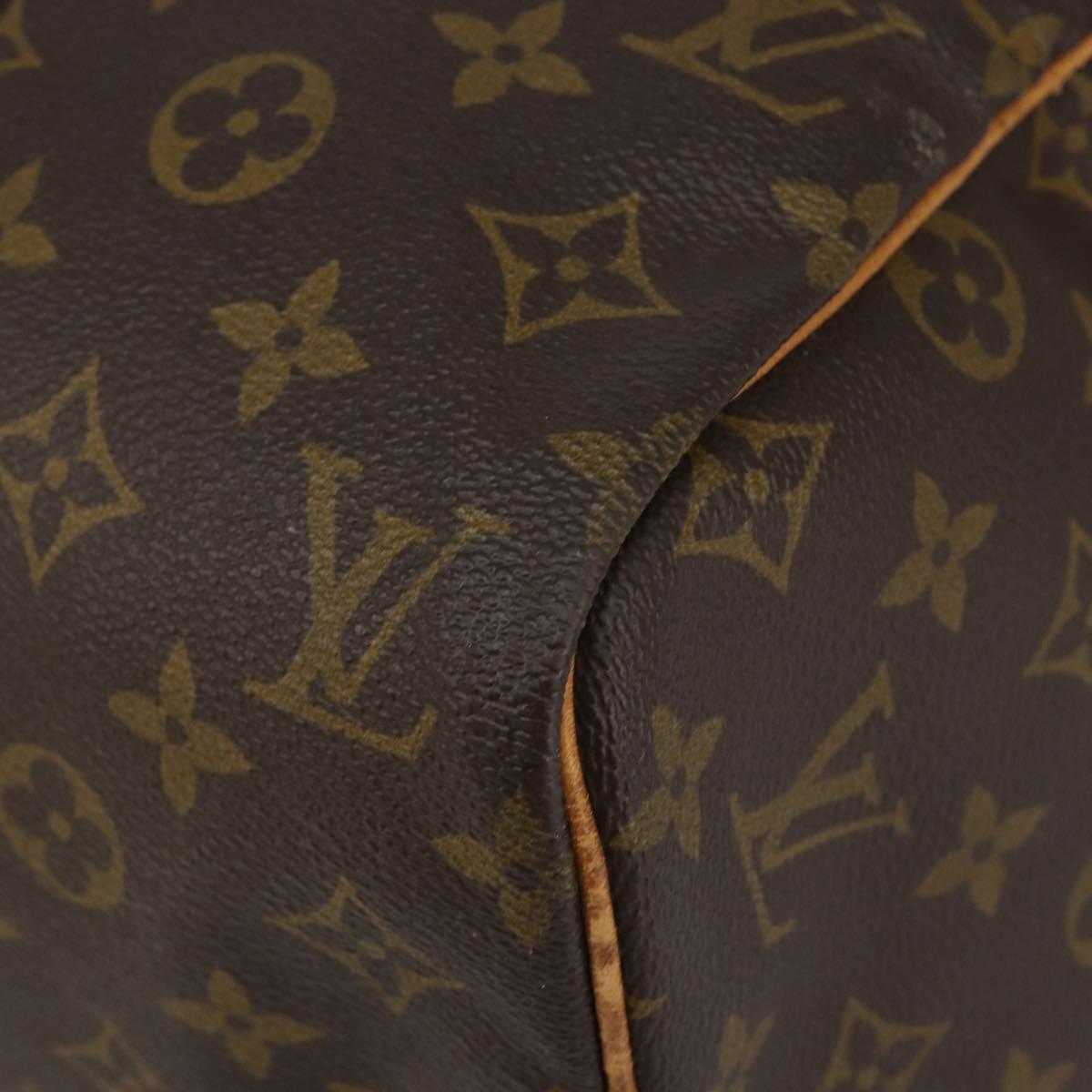 LOUIS VUITTON Monogram Sac Souple 35 Boston Bag M41626 LV Auth 143116
