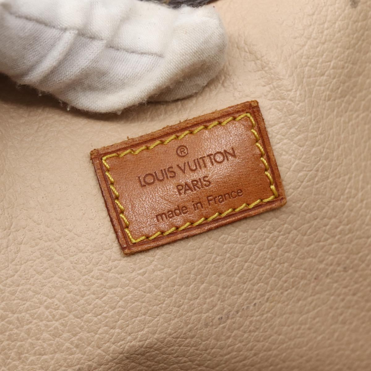 LOUIS VUITTON Monogram Sac Plat Hand Bag M51140 LV Auth 143117