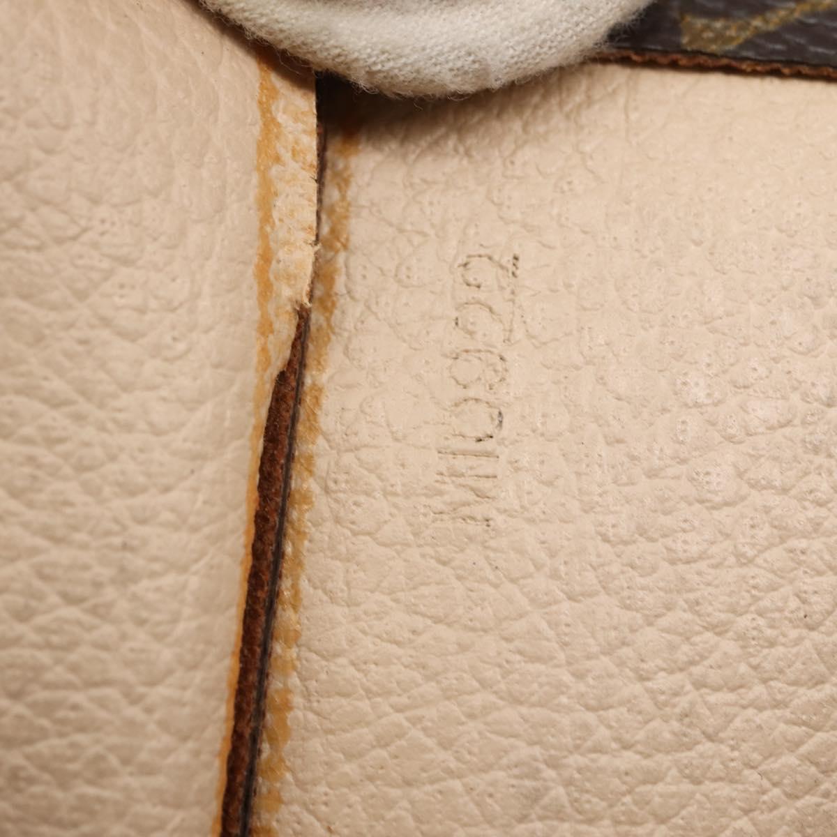 LOUIS VUITTON Monogram Sac Plat Hand Bag M51140 LV Auth 143117