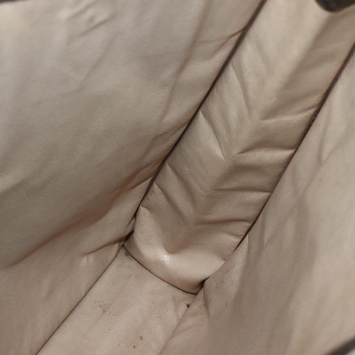 LOUIS VUITTON Monogram Sac Plat Hand Bag M51140 LV Auth 143118