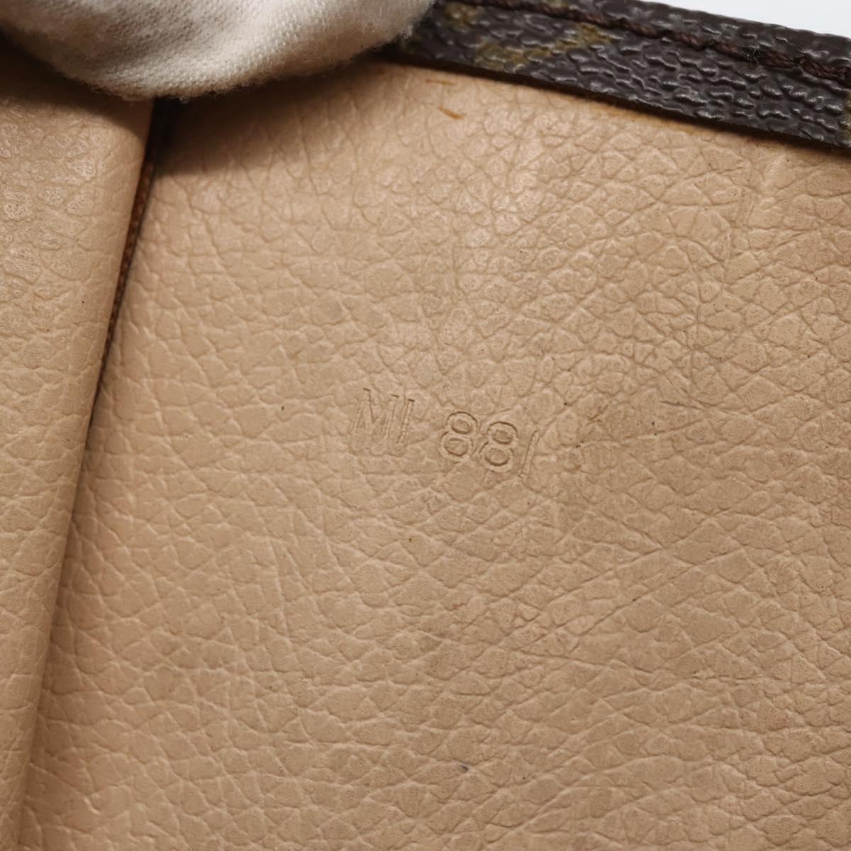 LOUIS VUITTON Monogram Sac Plat Hand Bag M51140 LV Auth 143118