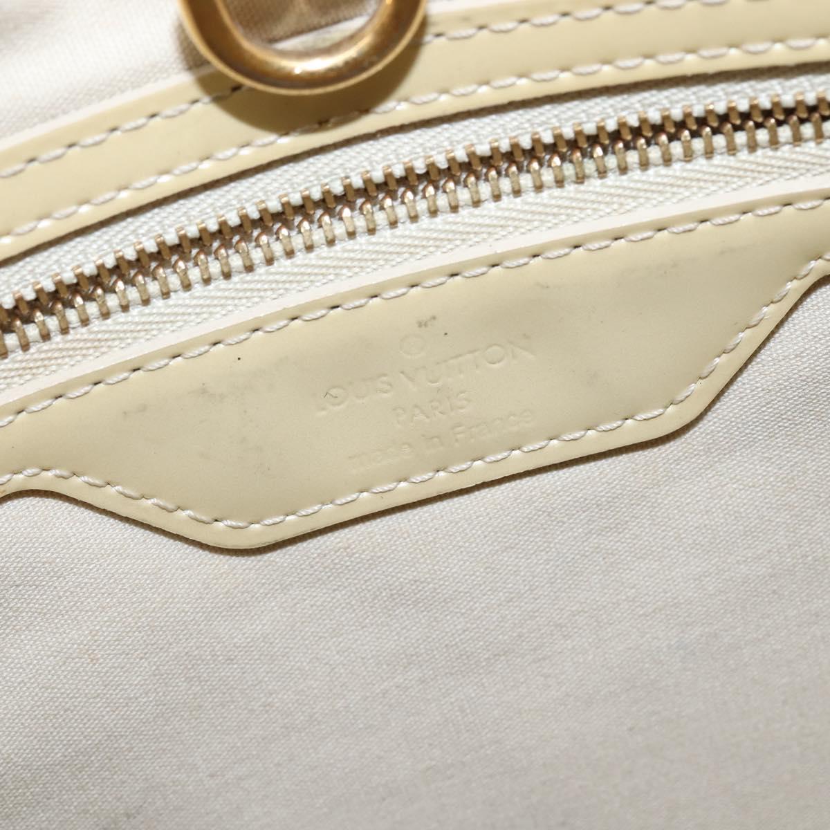 LOUIS VUITTON Monogram Vernis Wilshire MM Hand Bag Broncorail M91441 Auth 143123