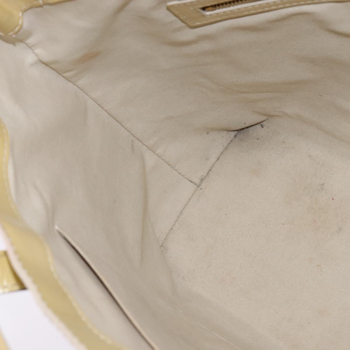 LOUIS VUITTON Monogram Vernis Wilshire MM Hand Bag Broncorail M91441 Auth 143123