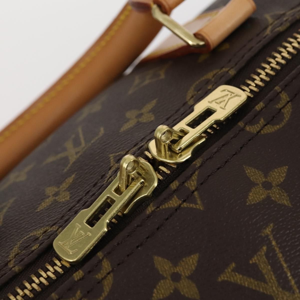 LOUIS VUITTON Monogram Keepall 55 Boston Bag M41424 LV Auth 143130V