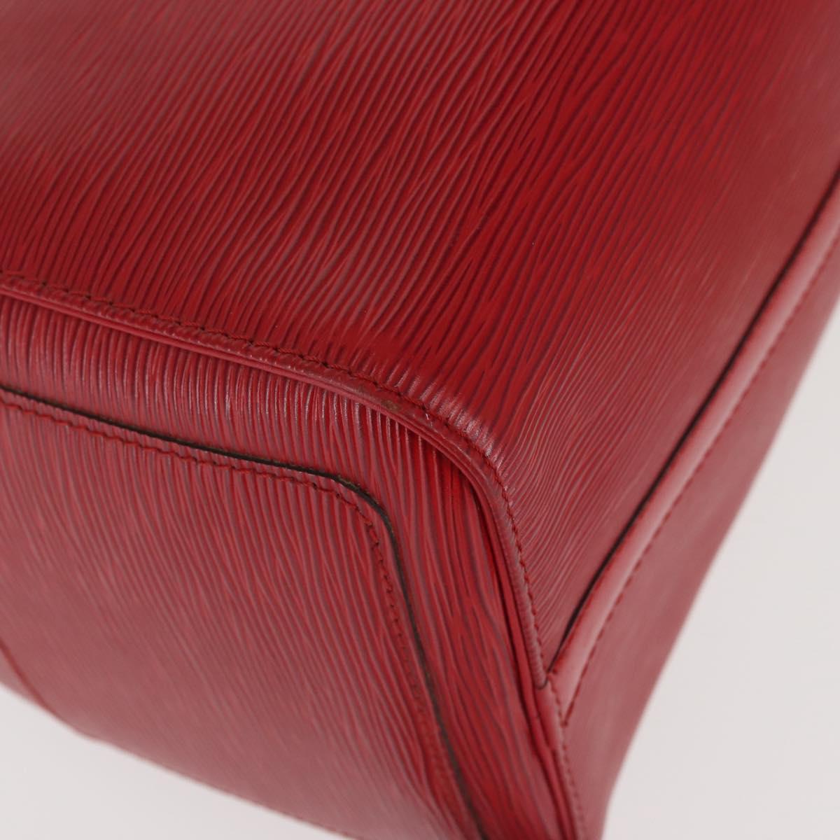 LOUIS VUITTON Epi Speedy 30 Hand Bag Castilian Red M43007 LV Auth 143131