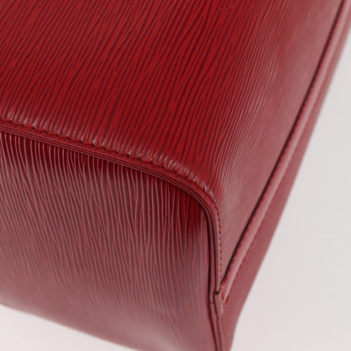 LOUIS VUITTON Epi Speedy 30 Hand Bag Castilian Red M43007 LV Auth 143131