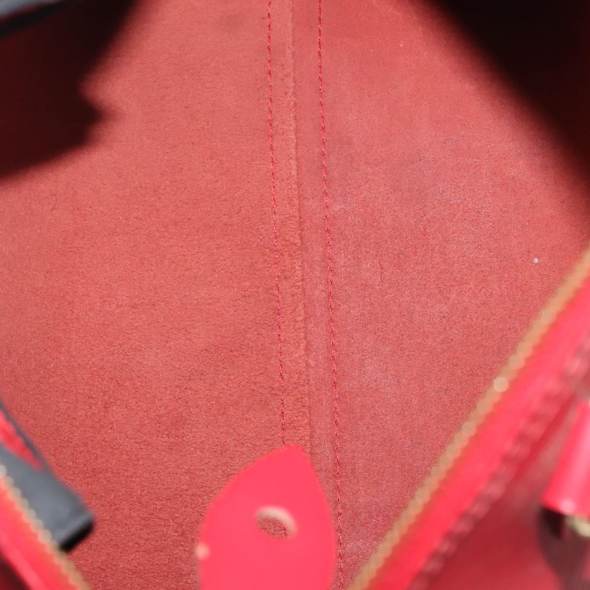 LOUIS VUITTON Epi Speedy 30 Hand Bag Castilian Red M43007 LV Auth 143131
