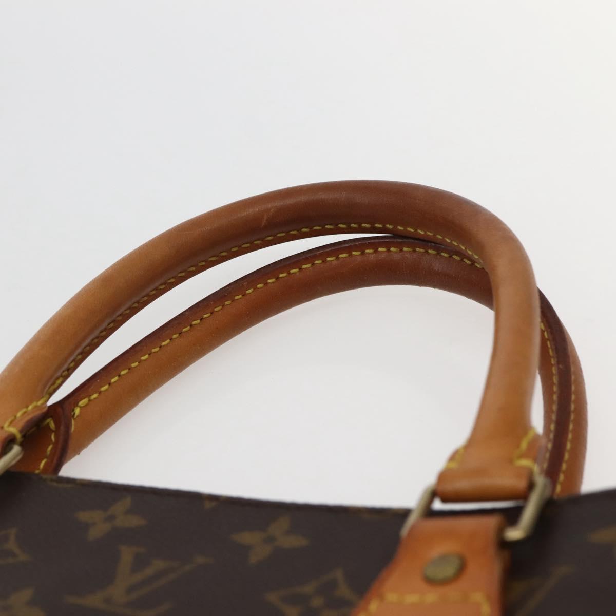 LOUIS VUITTON Monogram Sac Plat Hand Bag M51140 LV Auth 143141