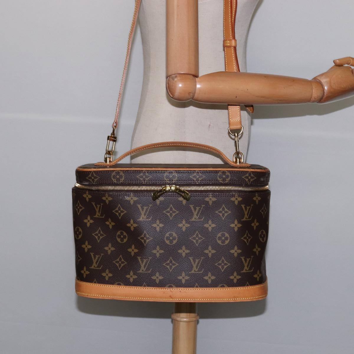 LOUIS VUITTON Monogram Nice Hand Bag M47280 LV Auth 143142