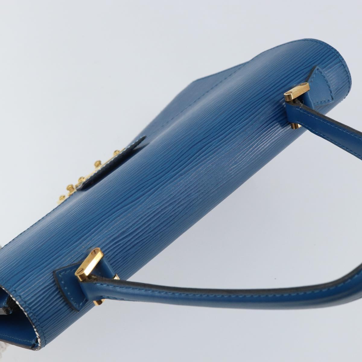 LOUIS VUITTON Epi Concorde Hand Bag Blue M52135 LV Auth 143145