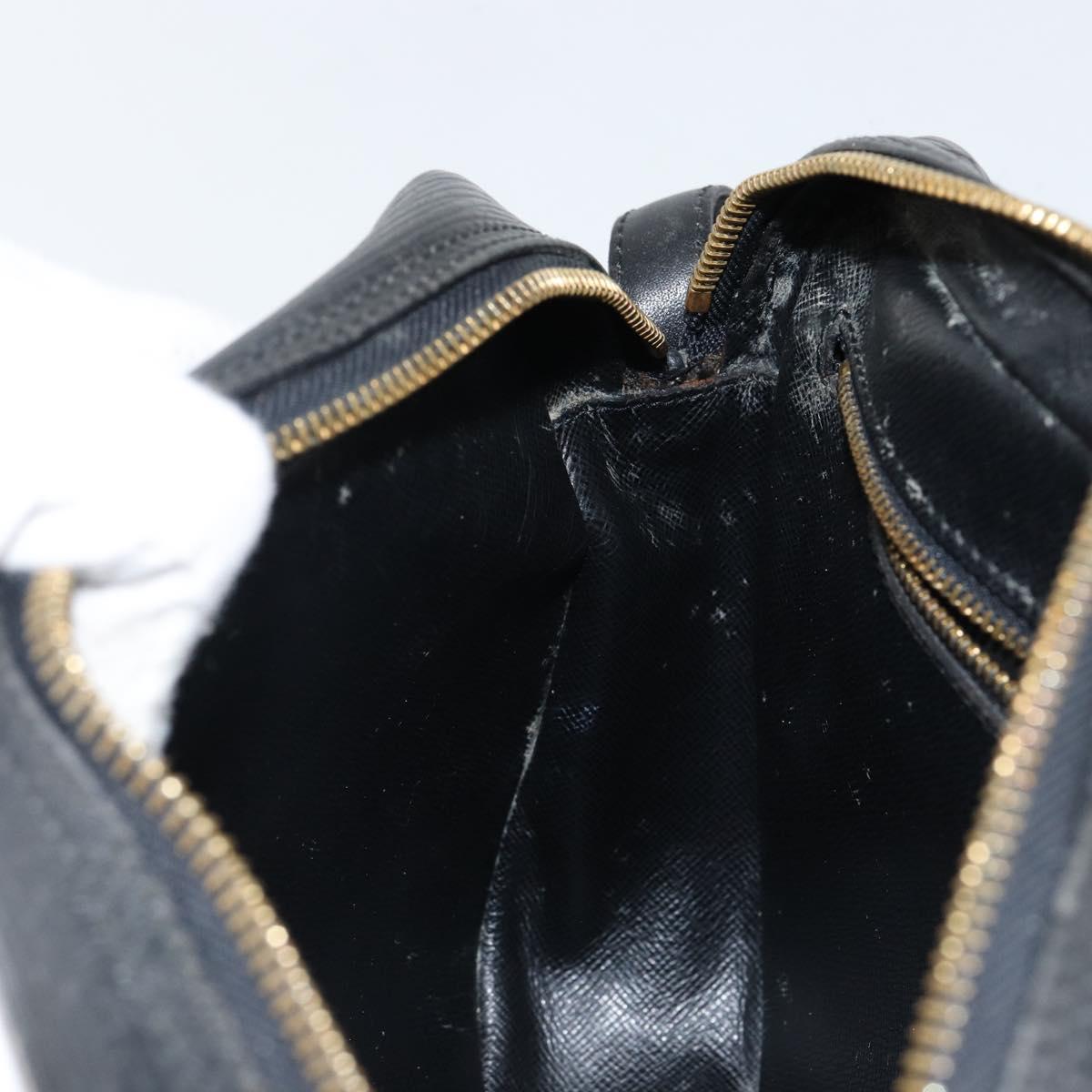 LOUIS VUITTON Epi Jeune Fille MM Shoulder Bag Black M52152 LV Auth 143146