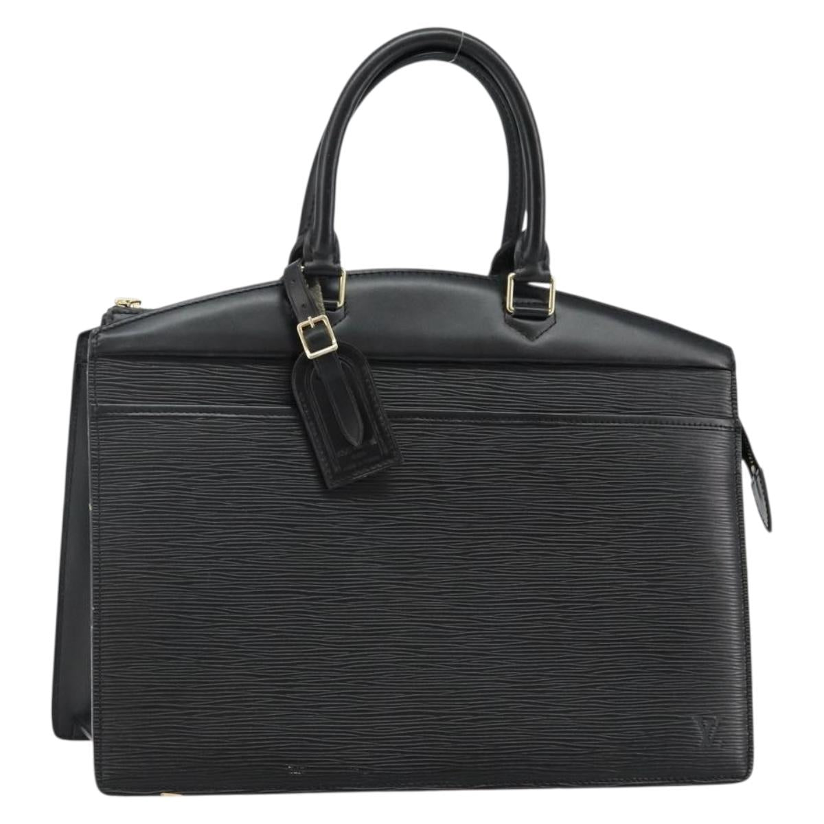 LOUIS VUITTON Epi Riviera Hand Bag Noir Black M48182 LV Auth 143147