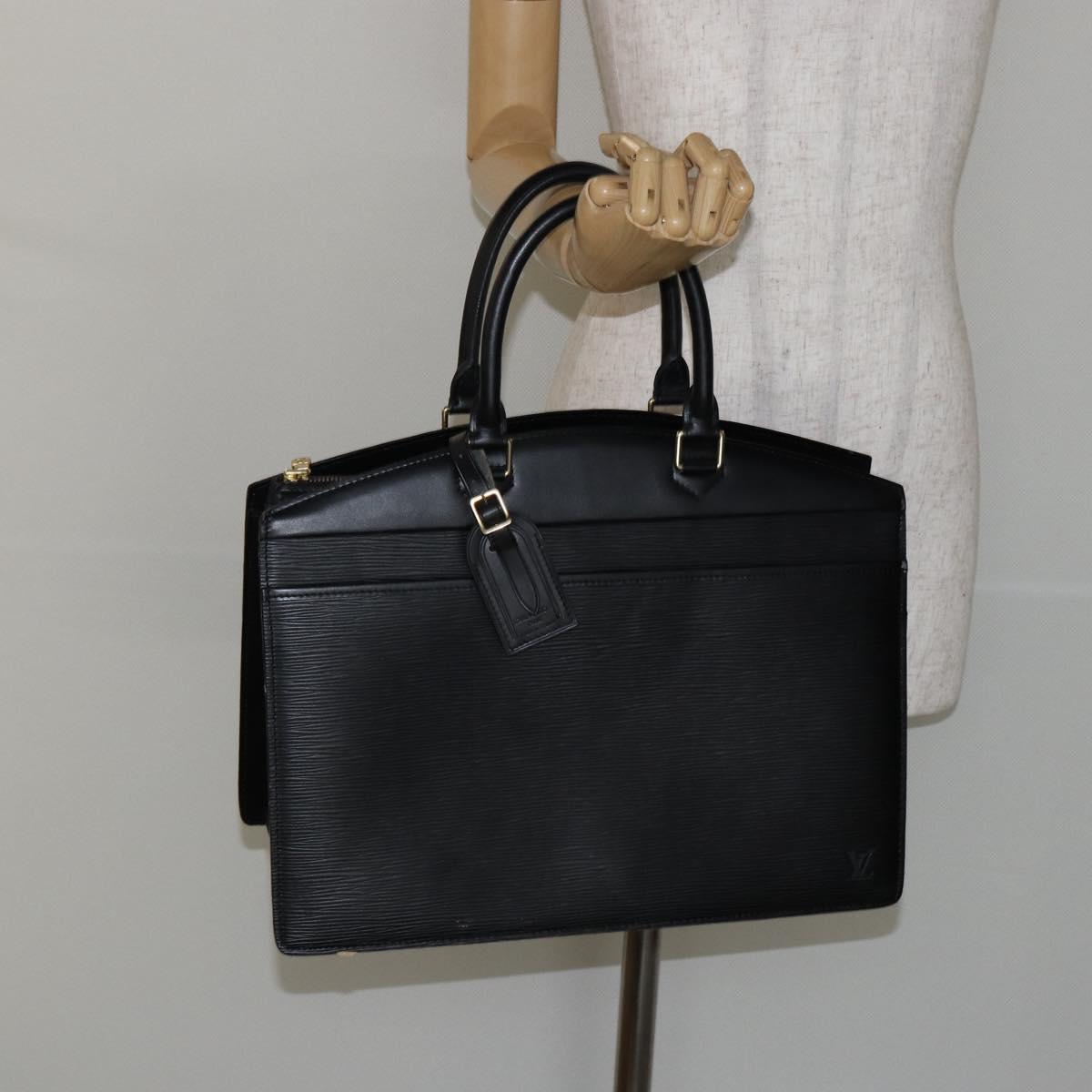 LOUIS VUITTON Epi Riviera Hand Bag Noir Black M48182 LV Auth 143147