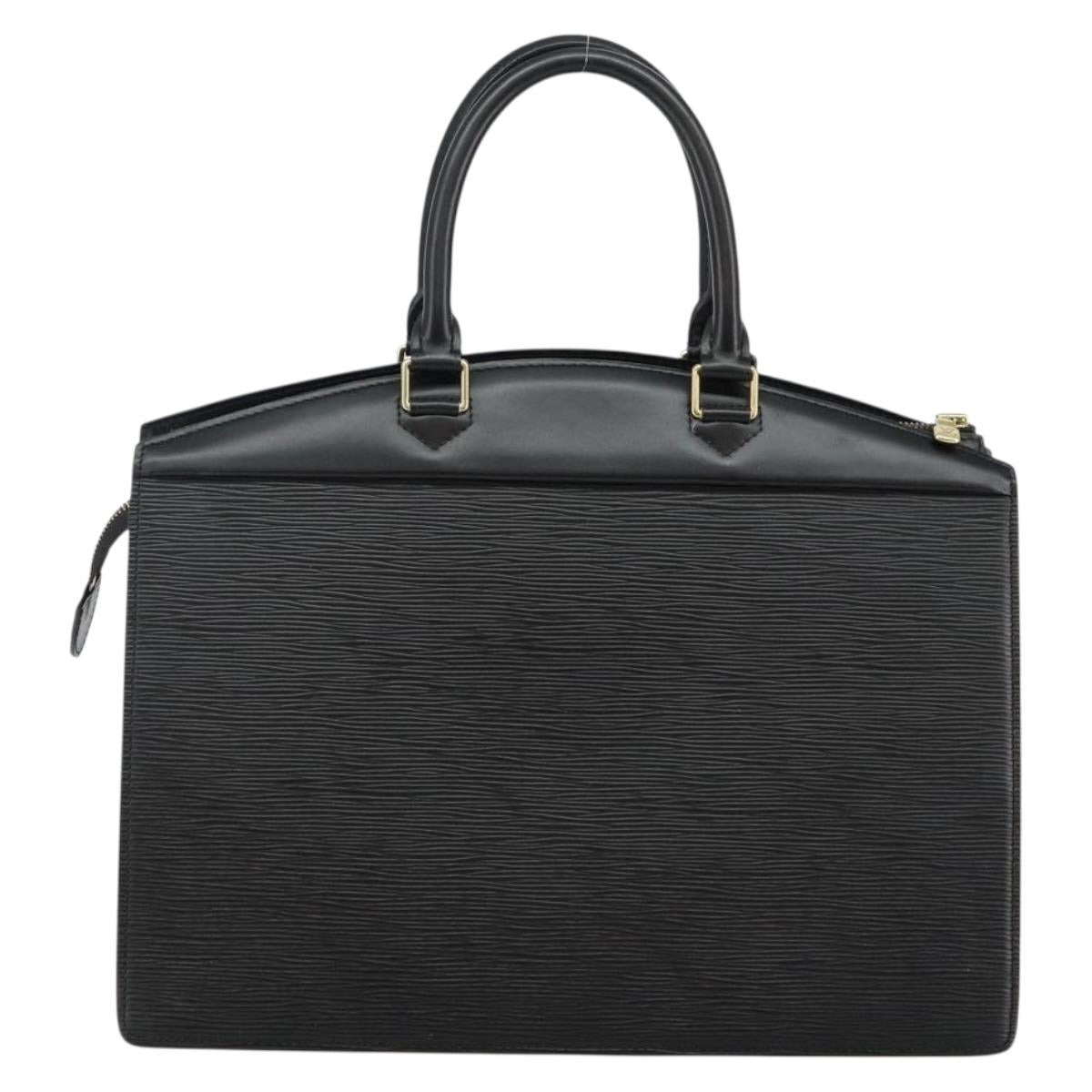 LOUIS VUITTON Epi Riviera Hand Bag Noir Black M48182 LV Auth 143147