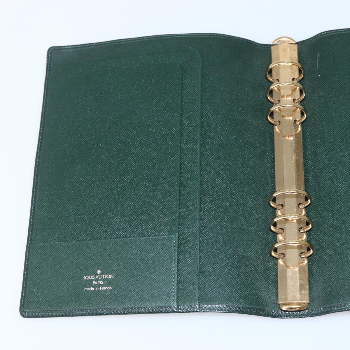 LOUIS VUITTON Taiga Agenda GM Day Planner Cover Epicea R20404 LV Auth 143149