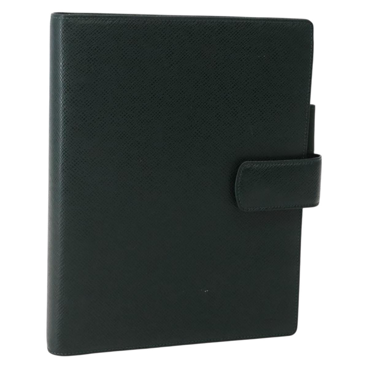 LOUIS VUITTON Taiga Agenda GM Day Planner Cover Epicea R20404 LV Auth 143149
