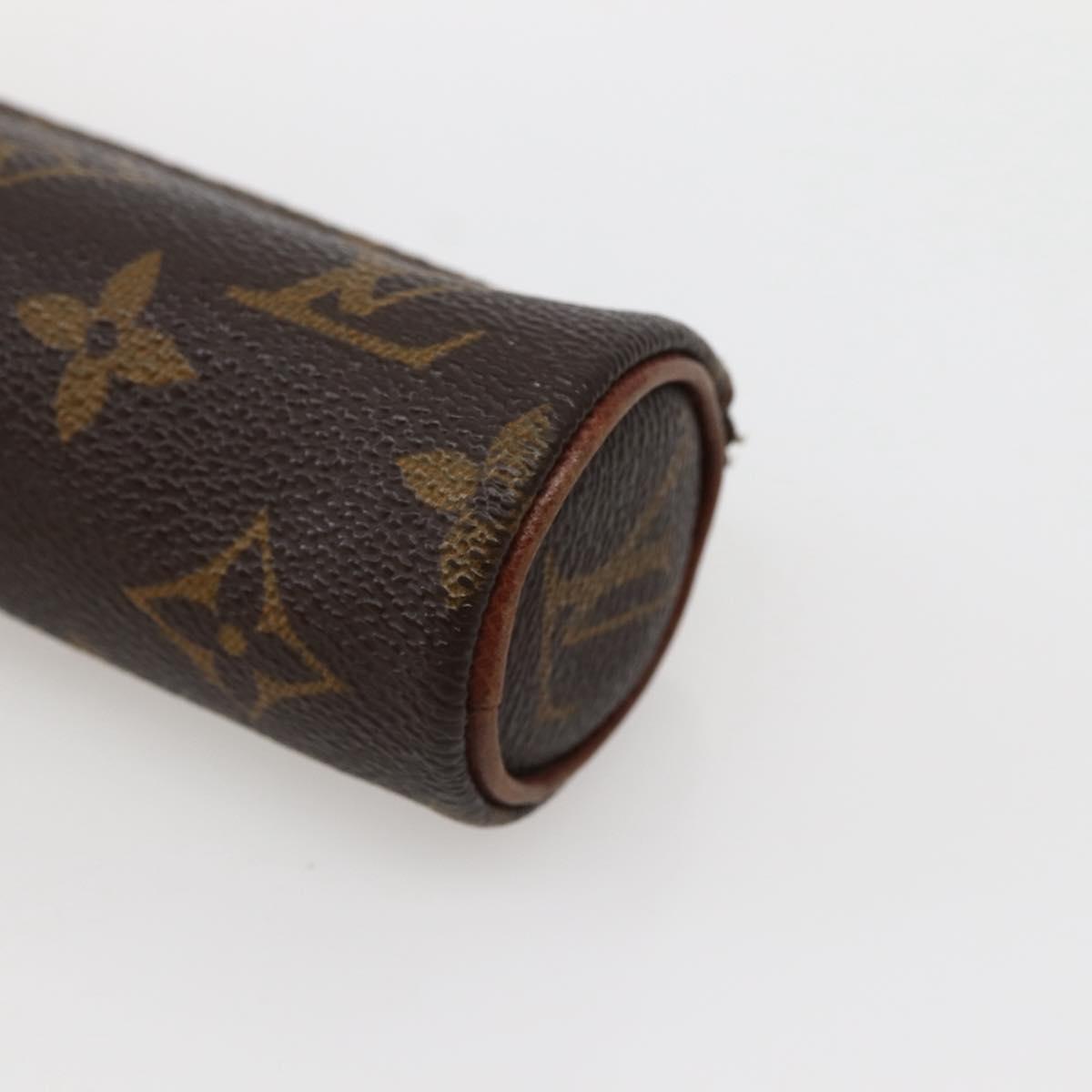 LOUIS VUITTON Monogram Etui 3 Ball de Golf Pouch M58249 LV Auth 143151