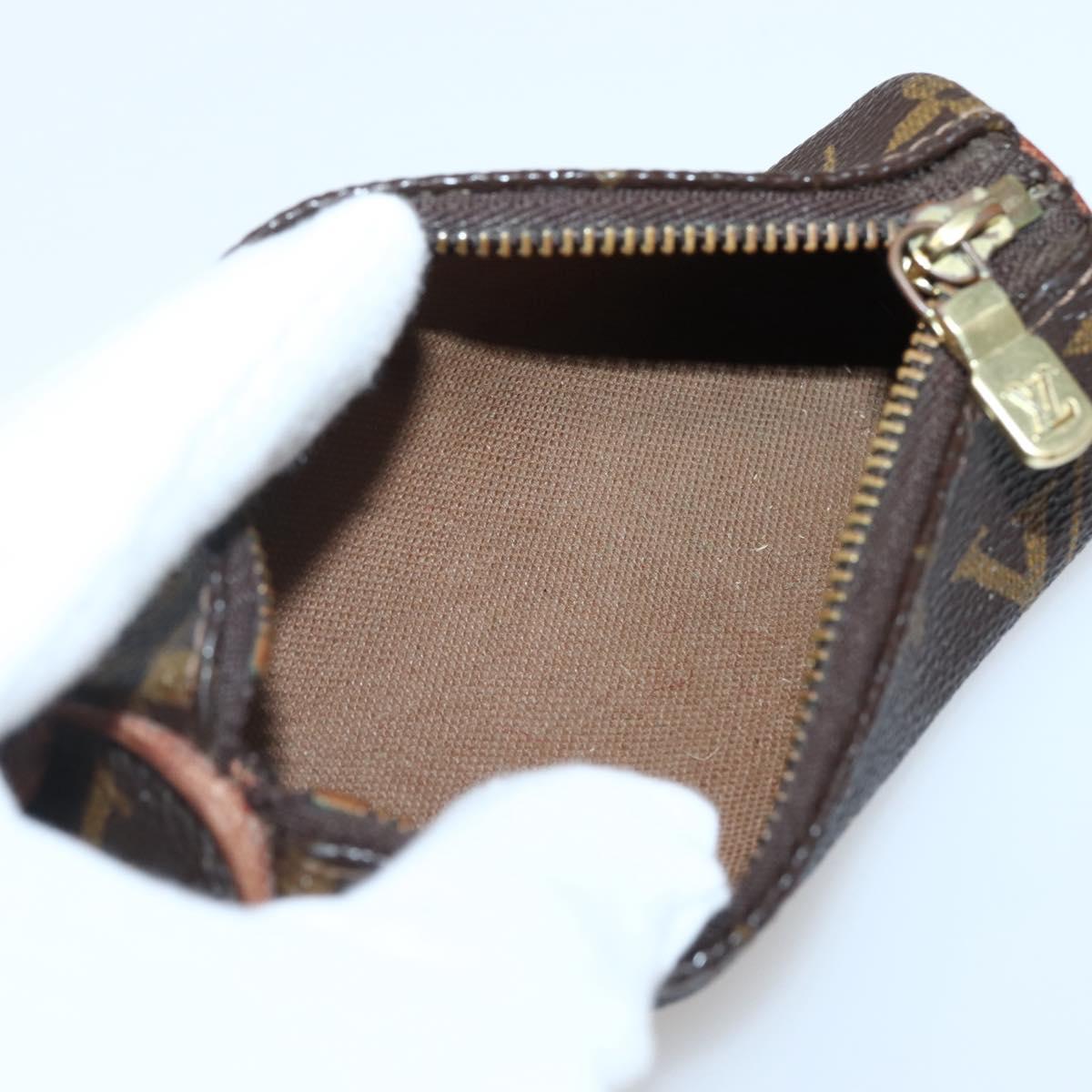 LOUIS VUITTON Monogram Etui 3 Ball de Golf Pouch M58249 LV Auth 143151