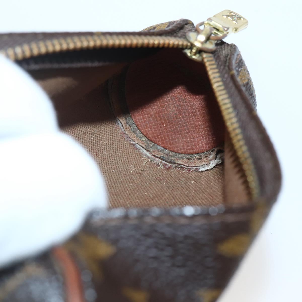 LOUIS VUITTON Monogram Etui 3 Ball de Golf Pouch M58249 LV Auth 143151