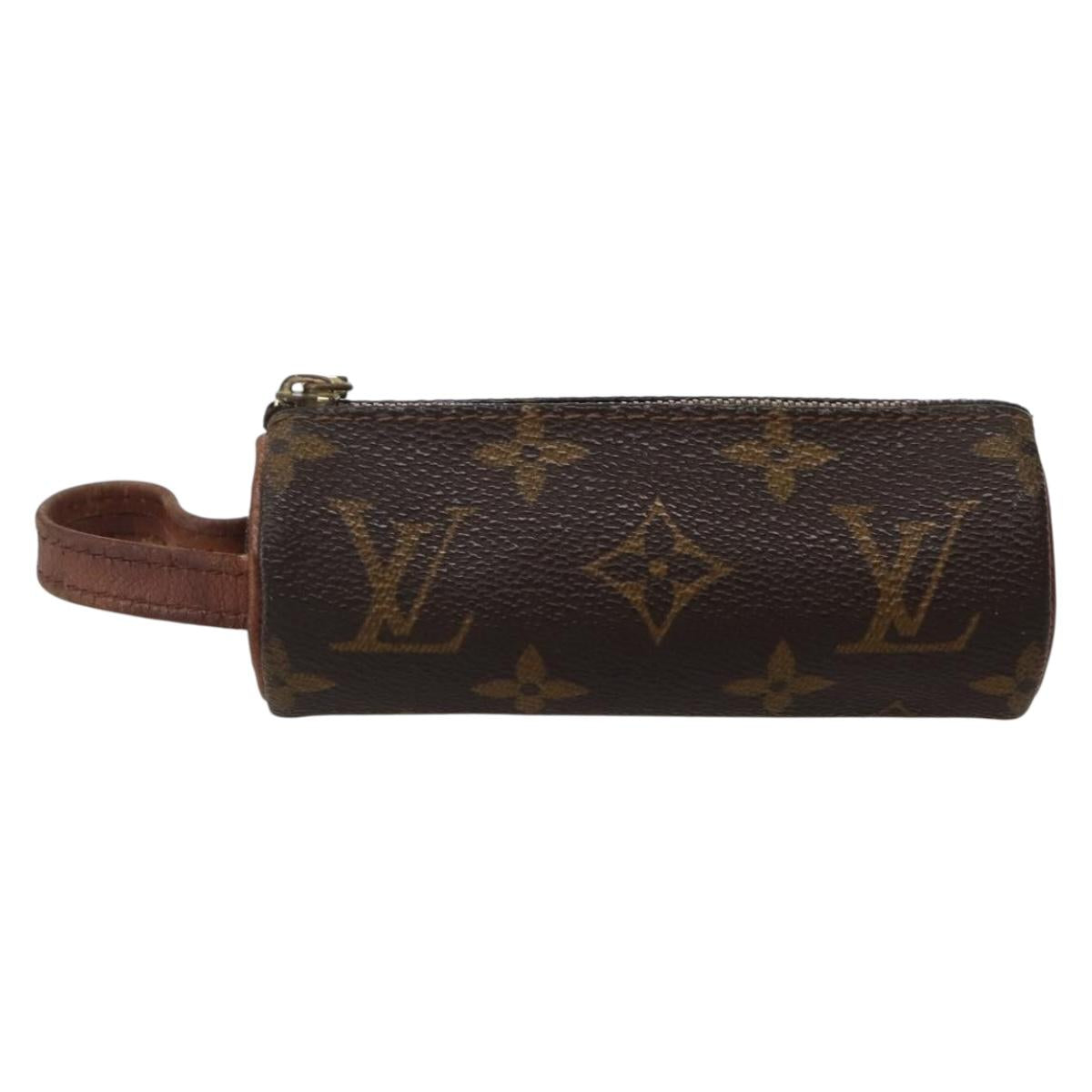 LOUIS VUITTON Monogram Etui 3 Ball de Golf Pouch M58249 LV Auth 143151