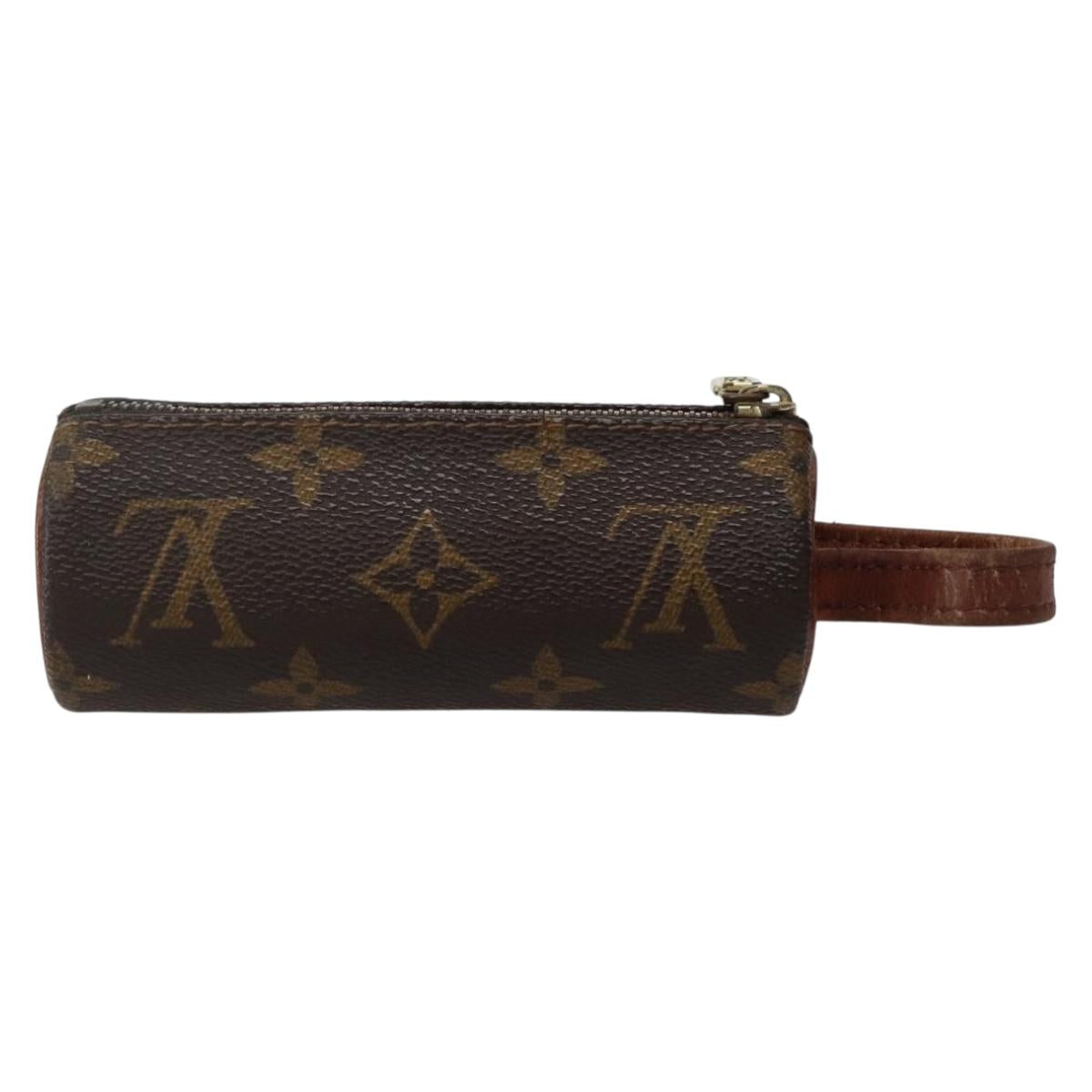 LOUIS VUITTON Monogram Etui 3 Ball de Golf Pouch M58249 LV Auth 143151