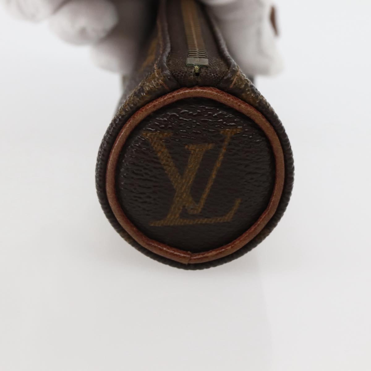 LOUIS VUITTON Monogram Etui 3 Ball de Golf Pouch M58249 LV Auth 143151