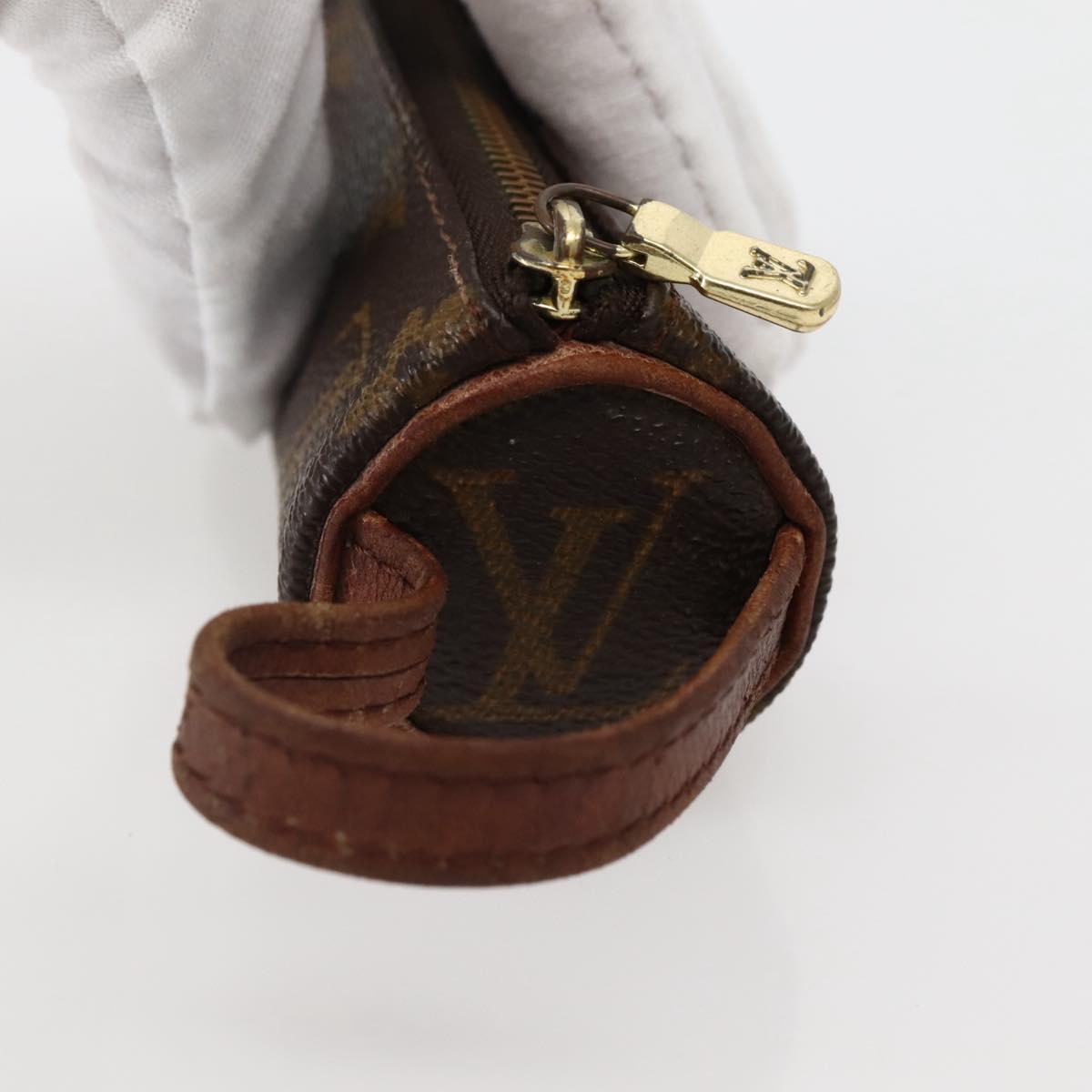 LOUIS VUITTON Monogram Etui 3 Ball de Golf Pouch M58249 LV Auth 143151