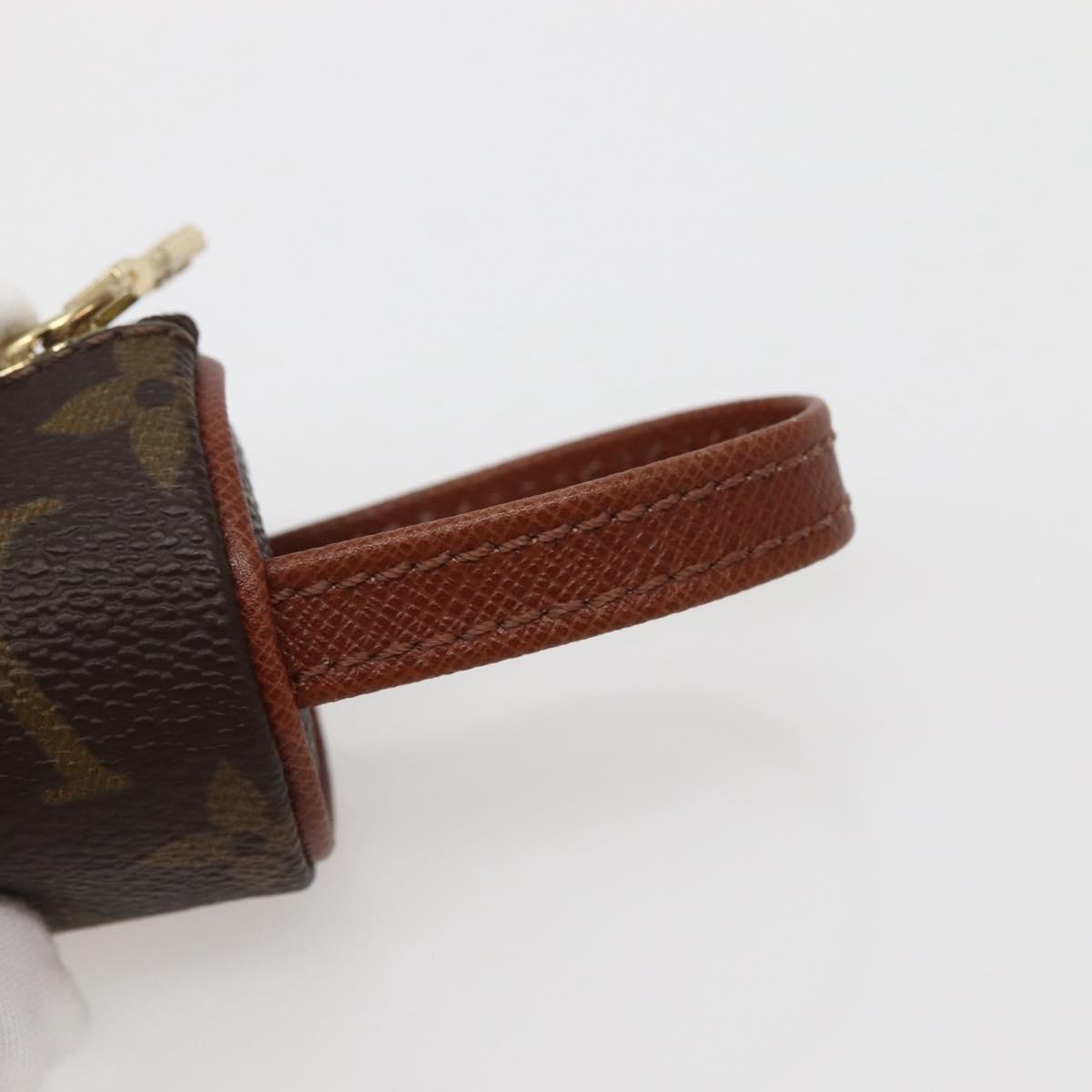 LOUIS VUITTON Monogram Etui 3 Ball de Golf Pouch M58249 LV Auth 143152