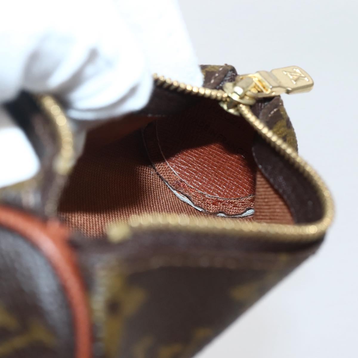 LOUIS VUITTON Monogram Etui 3 Ball de Golf Pouch M58249 LV Auth 143152