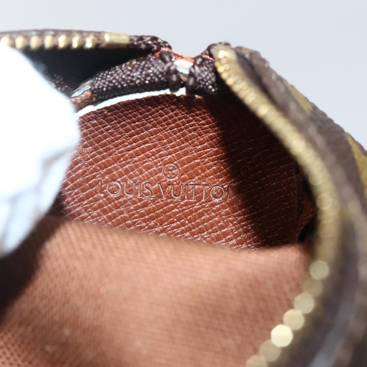 LOUIS VUITTON Monogram Etui 3 Ball de Golf Pouch M58249 LV Auth 143152