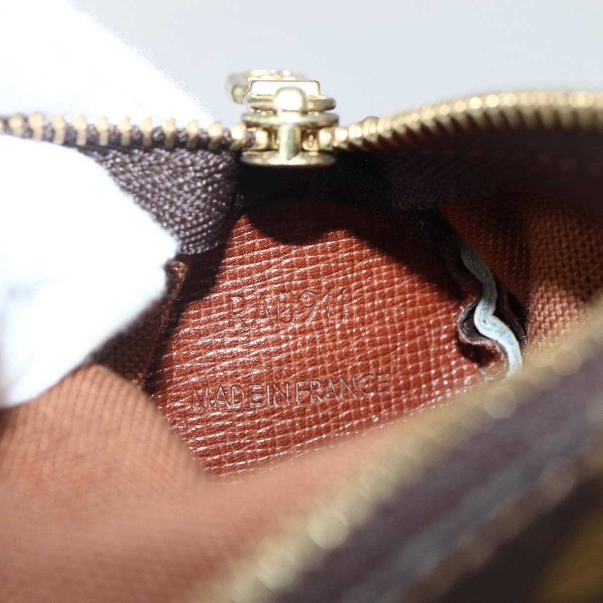 LOUIS VUITTON Monogram Etui 3 Ball de Golf Pouch M58249 LV Auth 143152