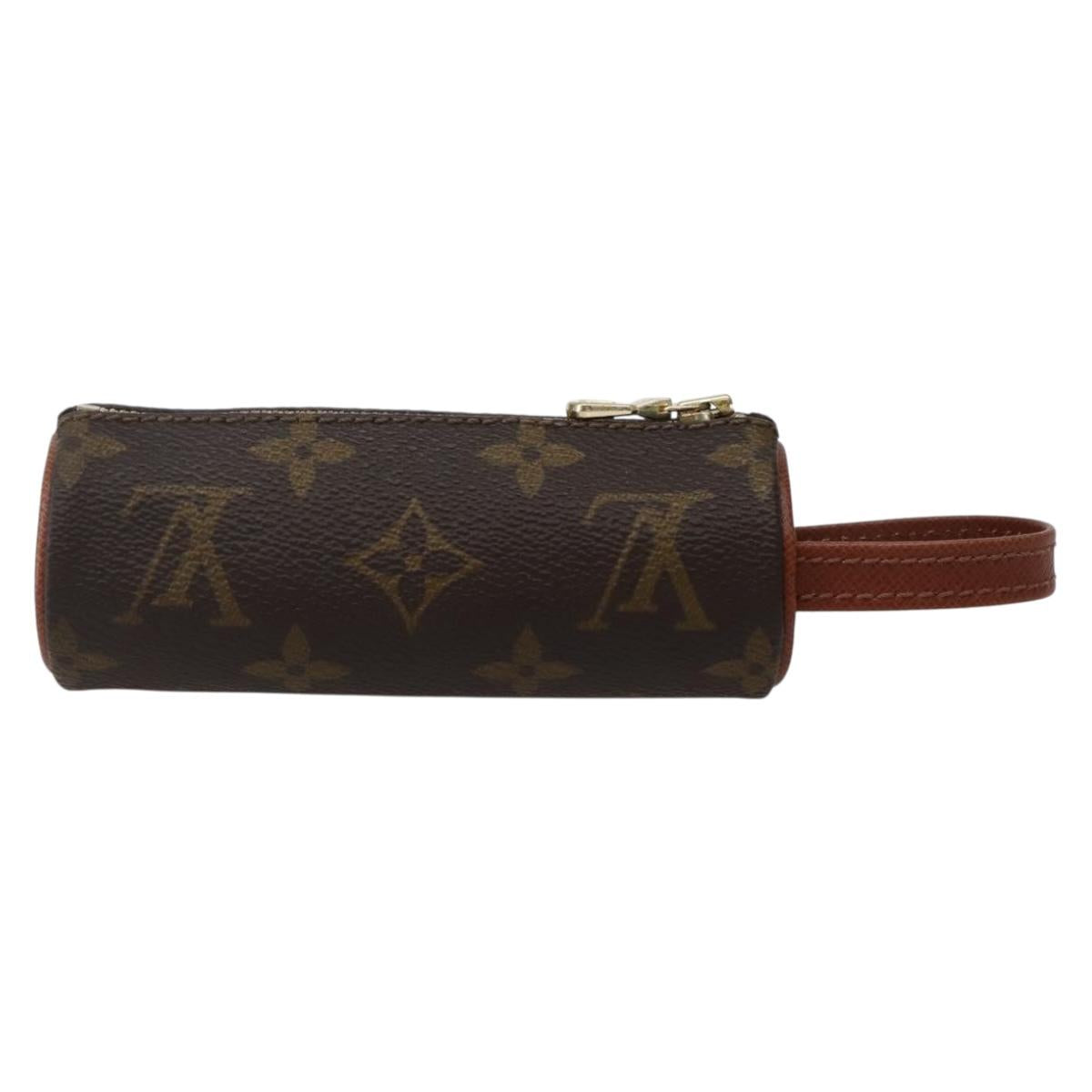 LOUIS VUITTON Monogram Etui 3 Ball de Golf Pouch M58249 LV Auth 143152