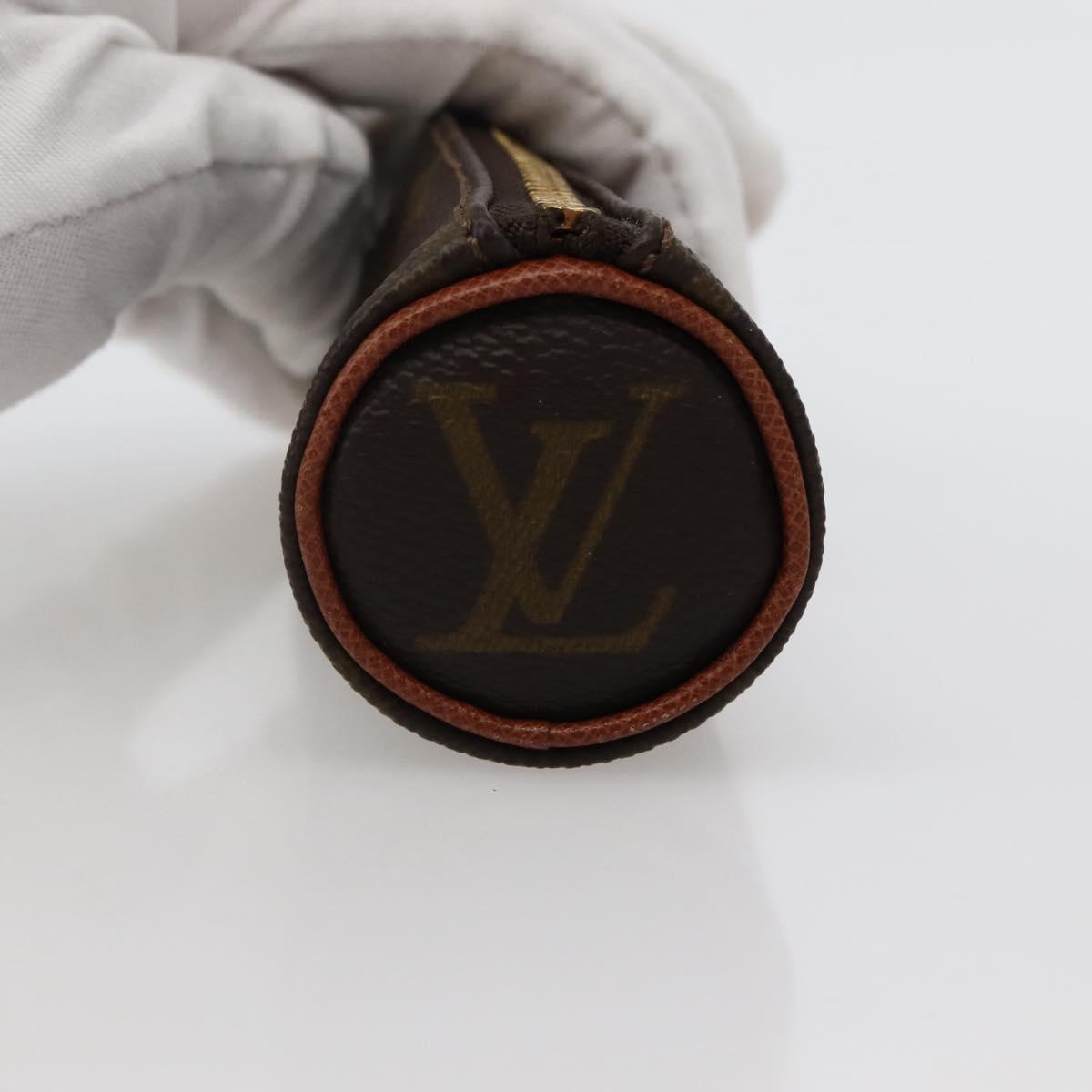 LOUIS VUITTON Monogram Etui 3 Ball de Golf Pouch M58249 LV Auth 143152