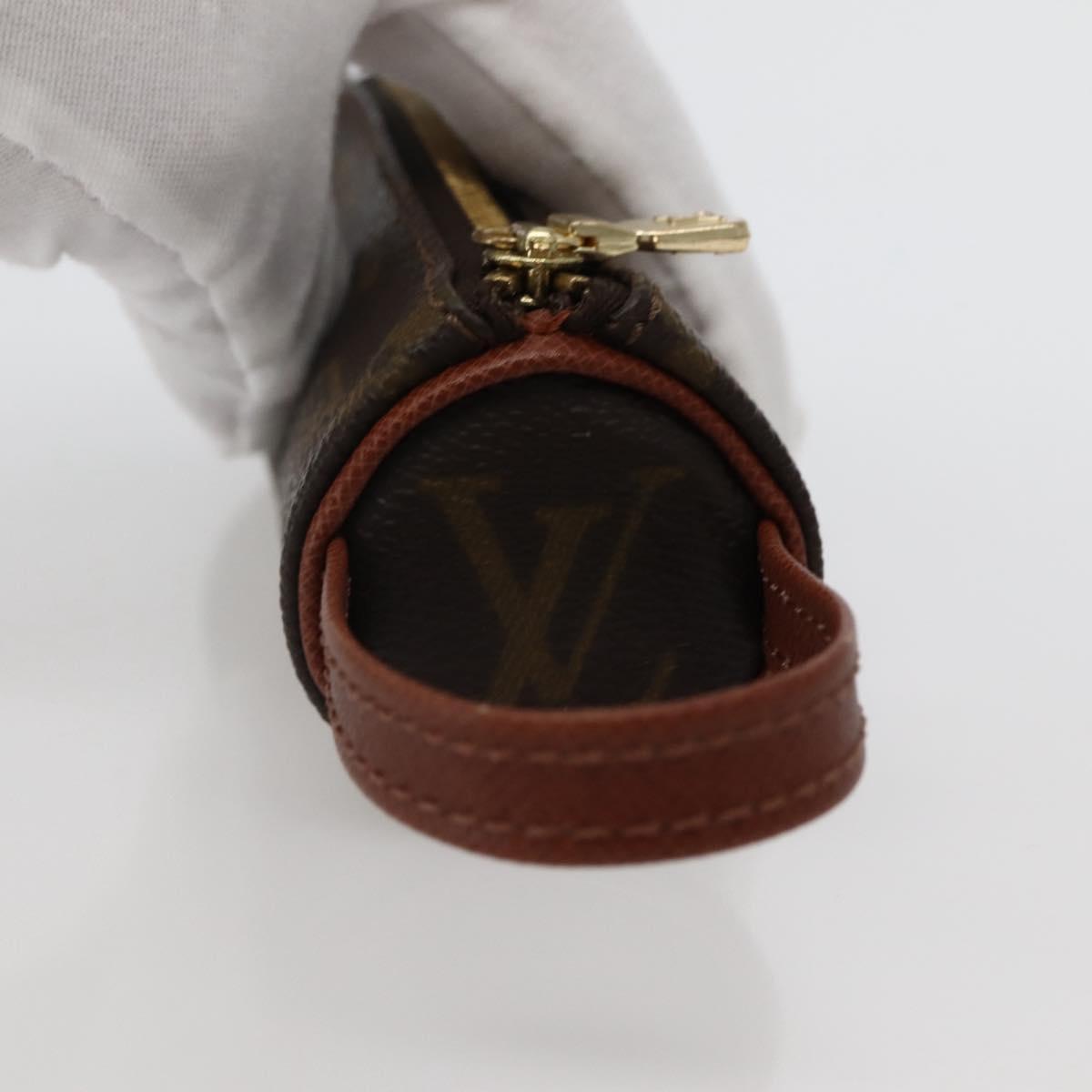 LOUIS VUITTON Monogram Etui 3 Ball de Golf Pouch M58249 LV Auth 143152