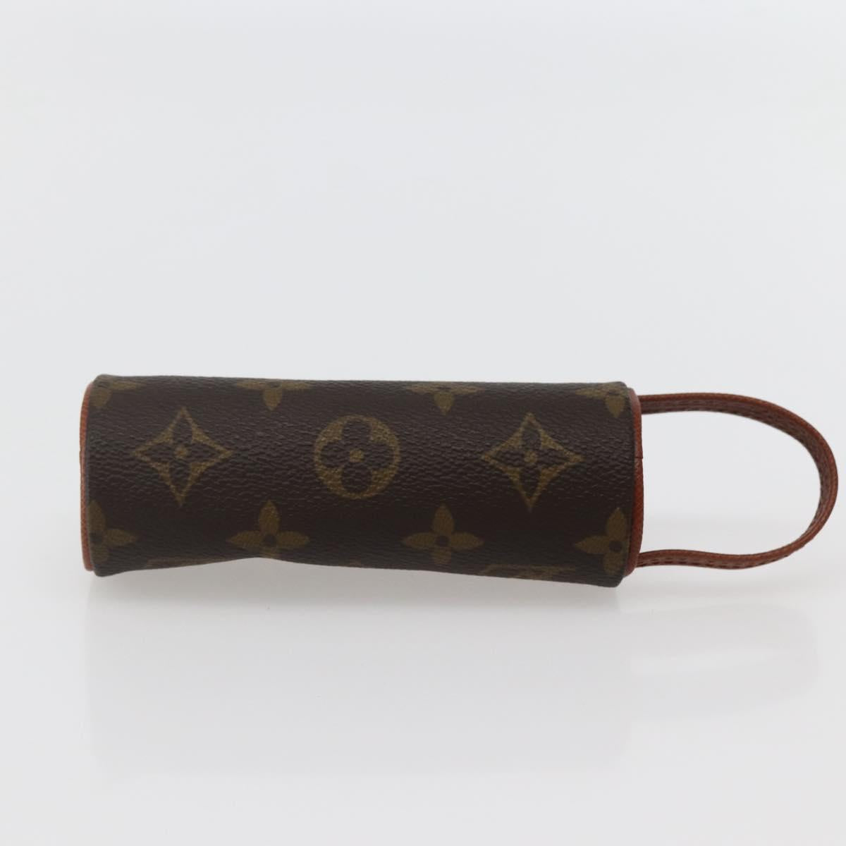 LOUIS VUITTON Monogram Etui 3 Ball de Golf Pouch M58249 LV Auth 143152