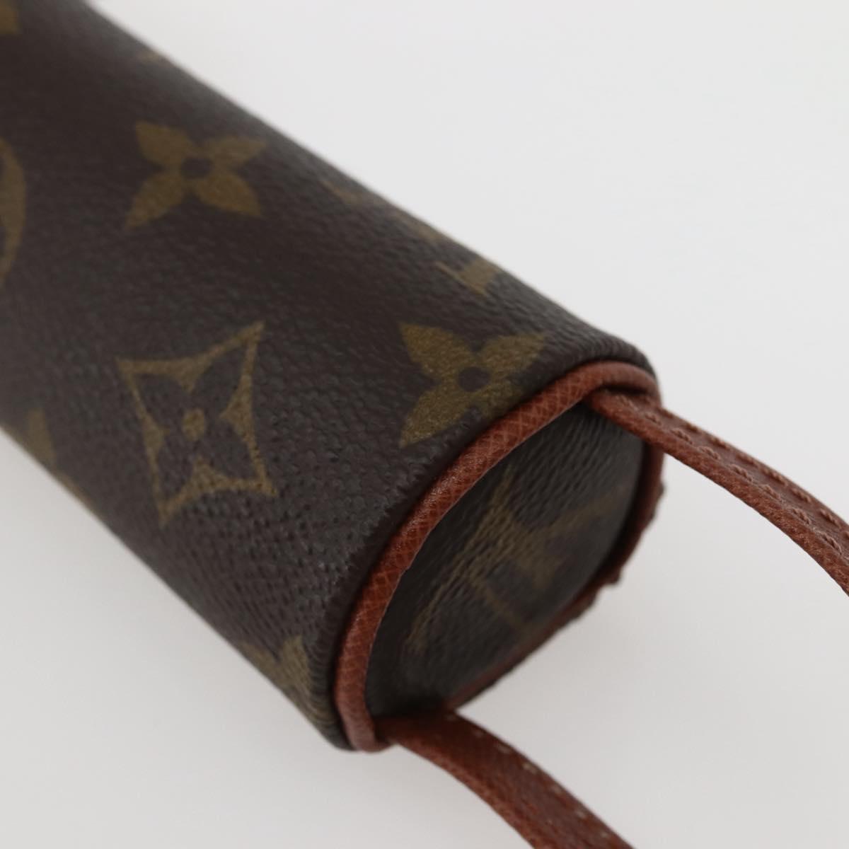 LOUIS VUITTON Monogram Etui 3 Ball de Golf Pouch M58249 LV Auth 143152