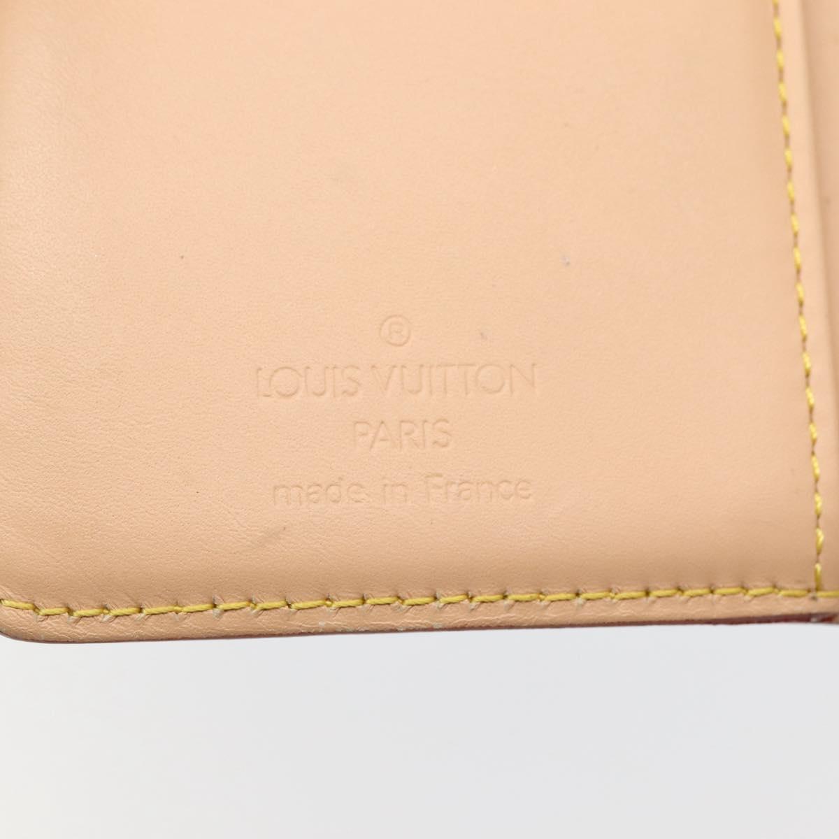 LOUIS VUITTON Multicolor Portefeuille Viennois Wallet Black M92988 Auth 143154