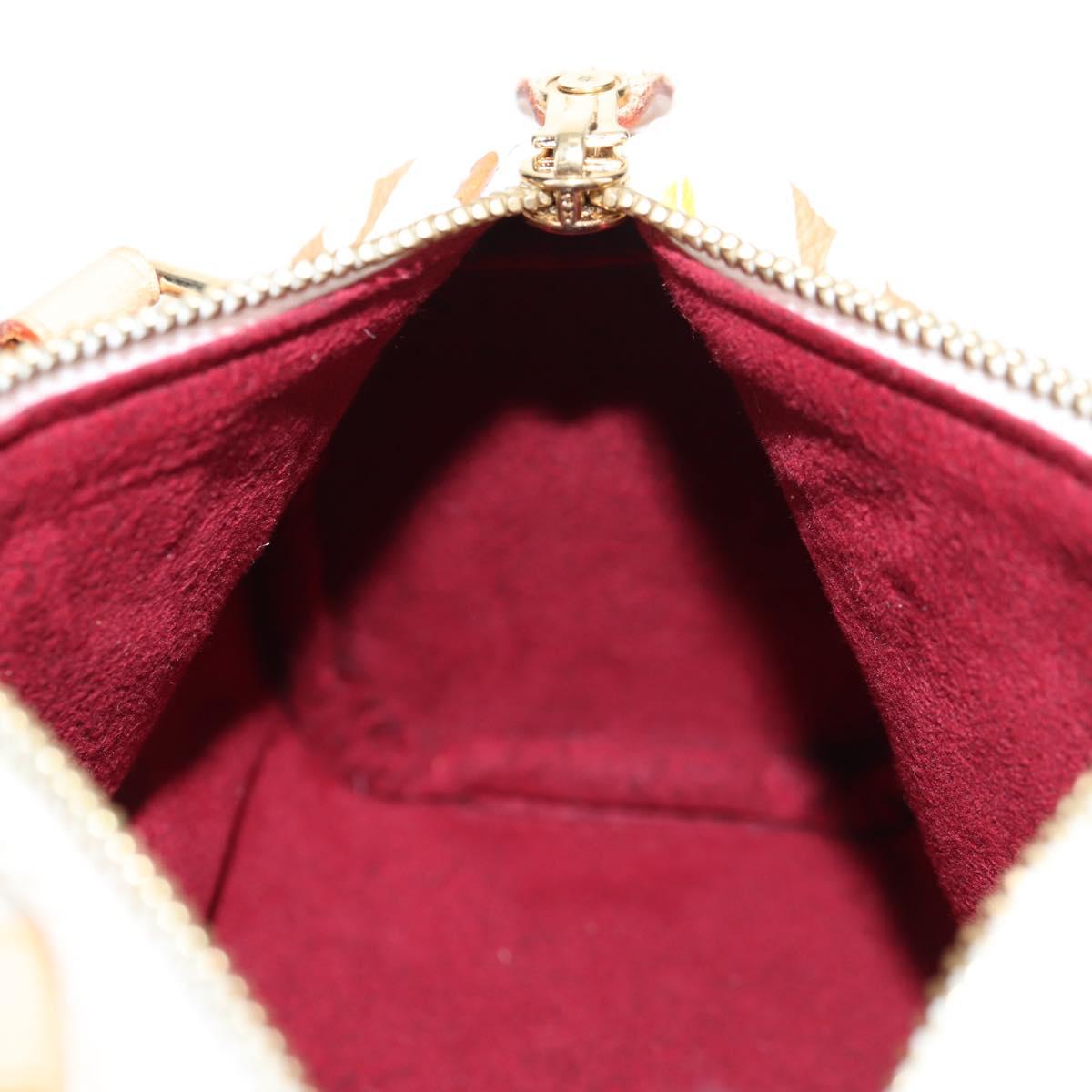LOUIS VUITTON Monogram Multicolor Mini Speedy Hand Bag White M92645 Auth 143167V