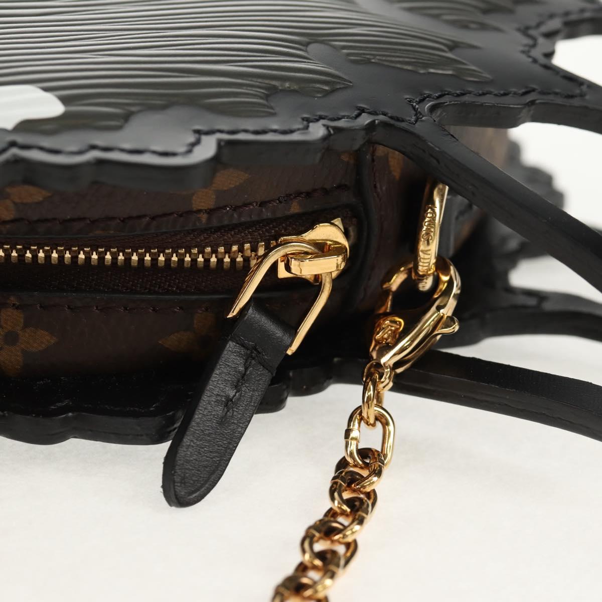 LOUIS VUITTON Epi Cat Face Pochette Shoulder Bag Gray LV Auth 143170SAM