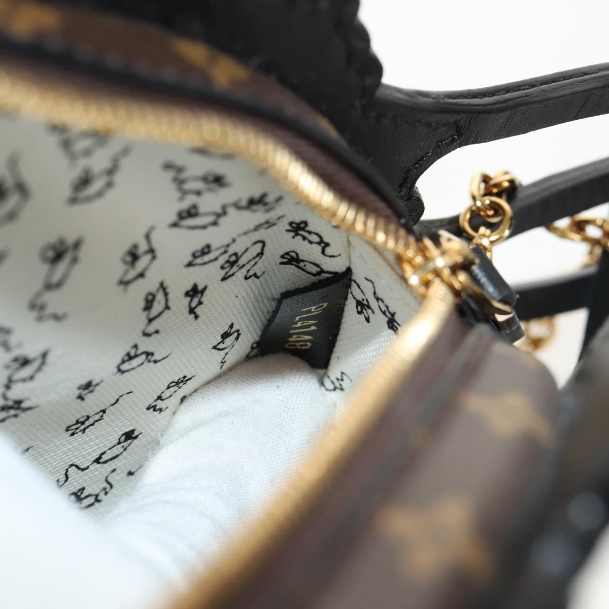 LOUIS VUITTON Epi Cat Face Pochette Shoulder Bag Gray LV Auth 143170SAM