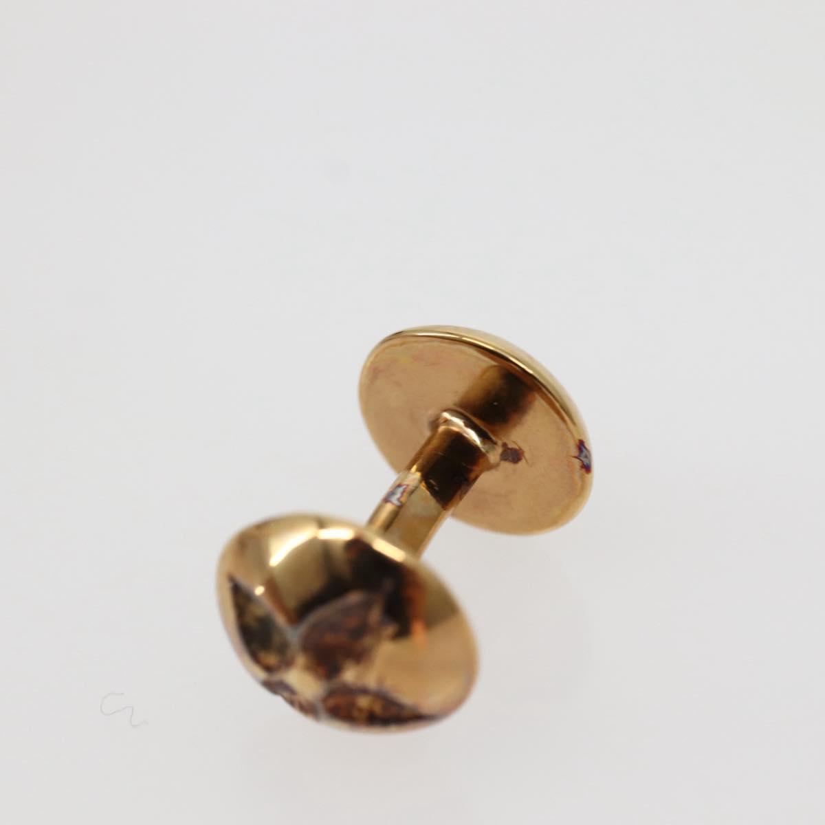 LOUIS VUITTON Buton de Manchette Cuffs metal Gold M30974 LV Auth 143173V