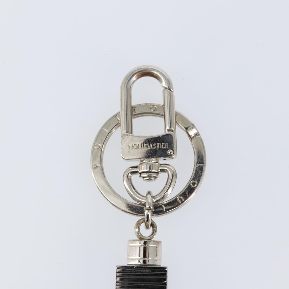 LOUIS VUITTON Porte Cles Cube Charm metal Silver M67142 LV Auth 143174V