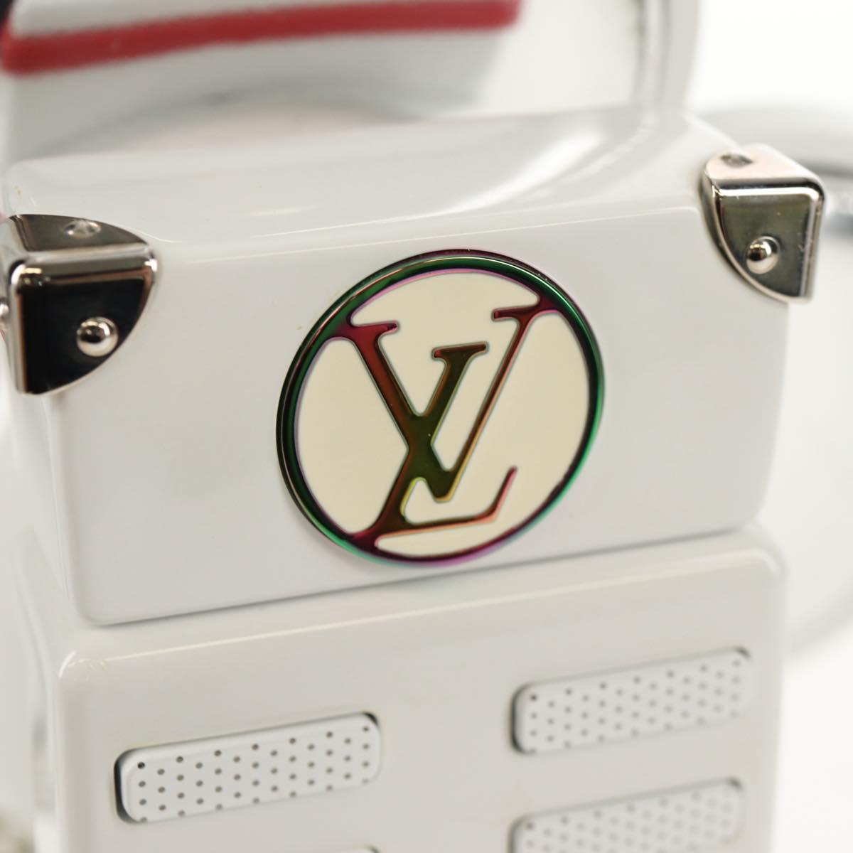 LOUIS VUITTON Vivienne Spaceman Object metal White GI0368 LV Auth 143175M