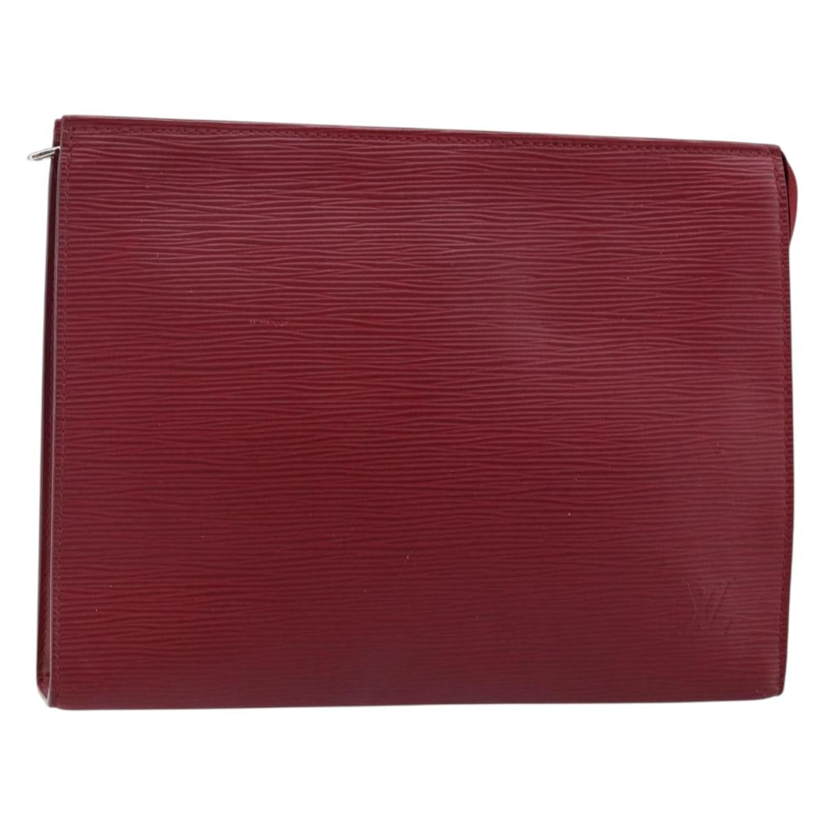 LOUIS VUITTON Epi Poche Toilette 26 Pouch Fuchsia M41085 LV Auth 143191